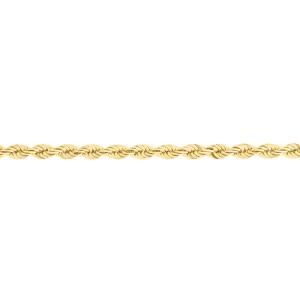 Gold chain 10kt, torsade 2.7mm